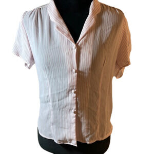 HERE and Their sheer career blouse size S